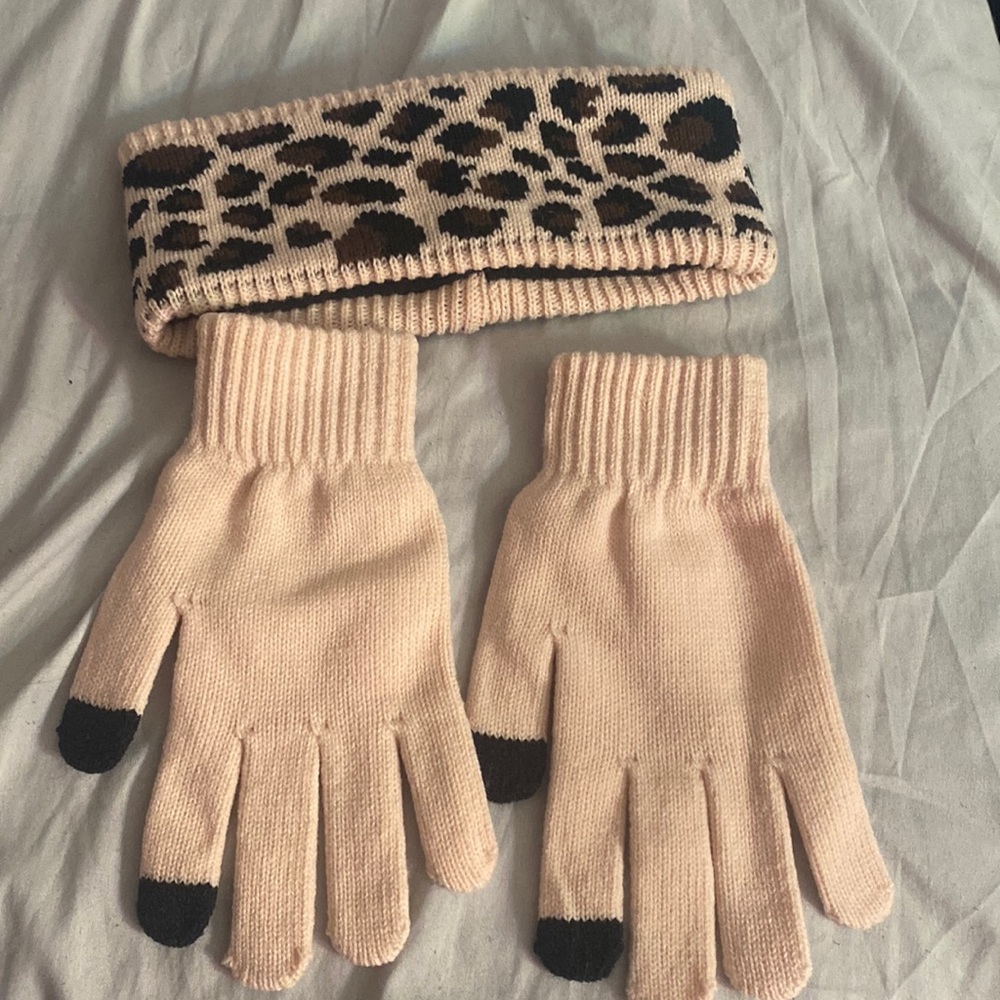 Headband and mittens